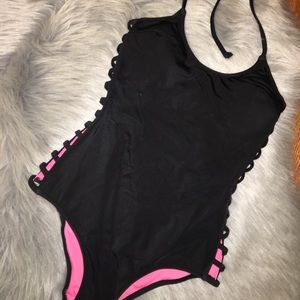 VS Pink One Piece Bikini NWOT